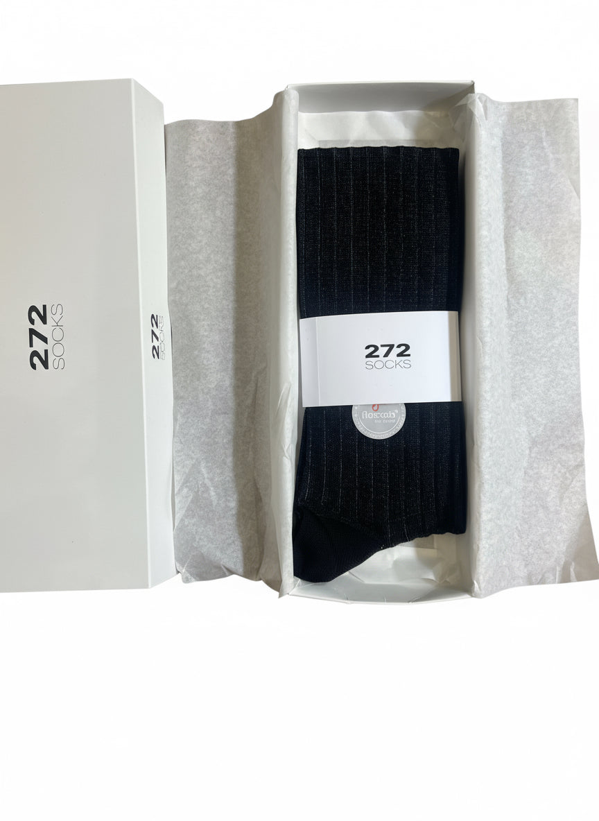 Calzini filo di Scozia nero grigio