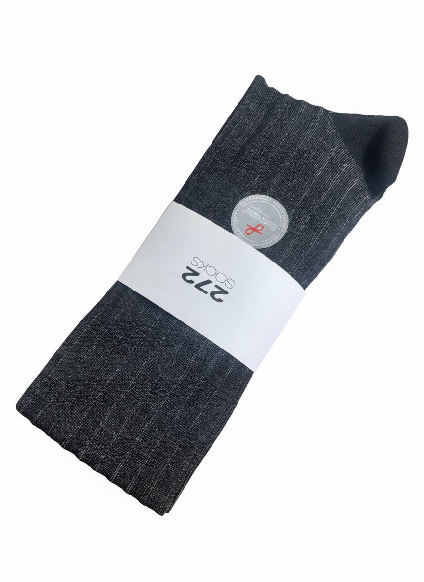Calzini filo di Scozia nero grigio