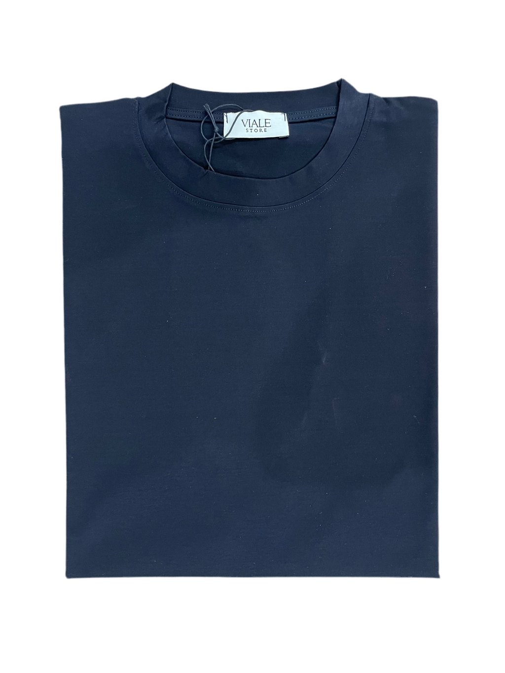 T-SHIRT GIROCOLLO NAVY
