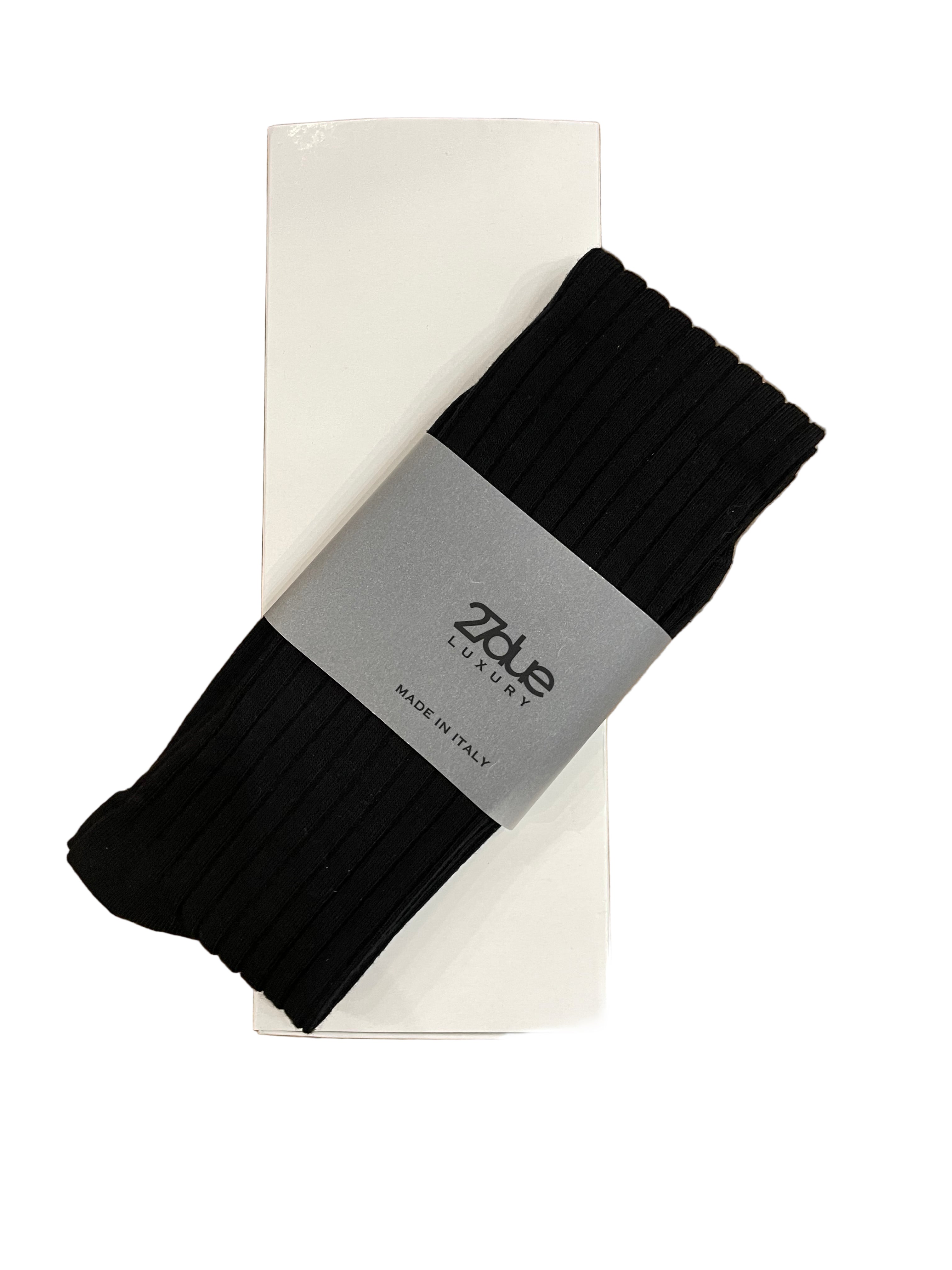 Calzini cotone caldo nero