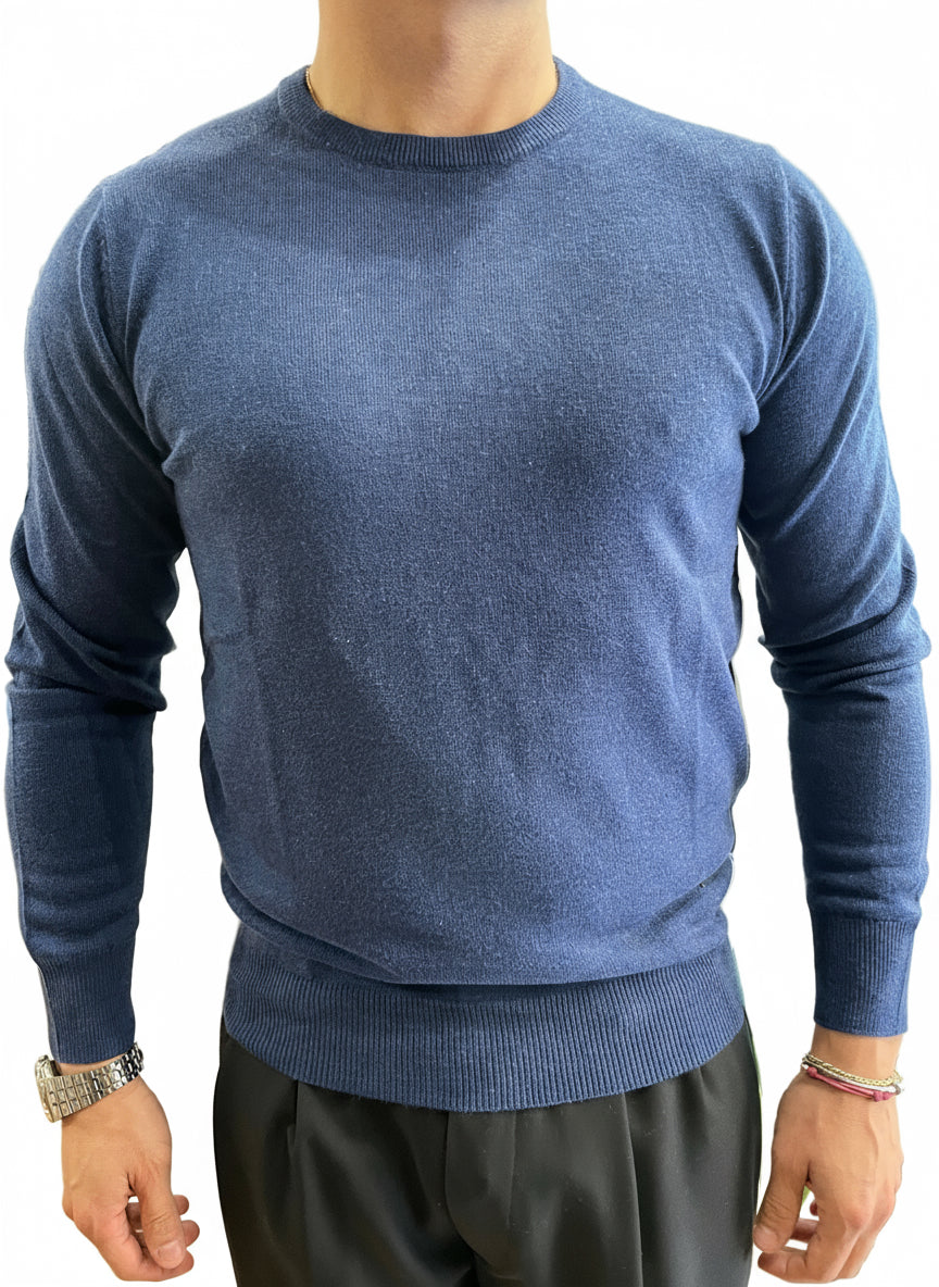 Maglia girocollo cashmere