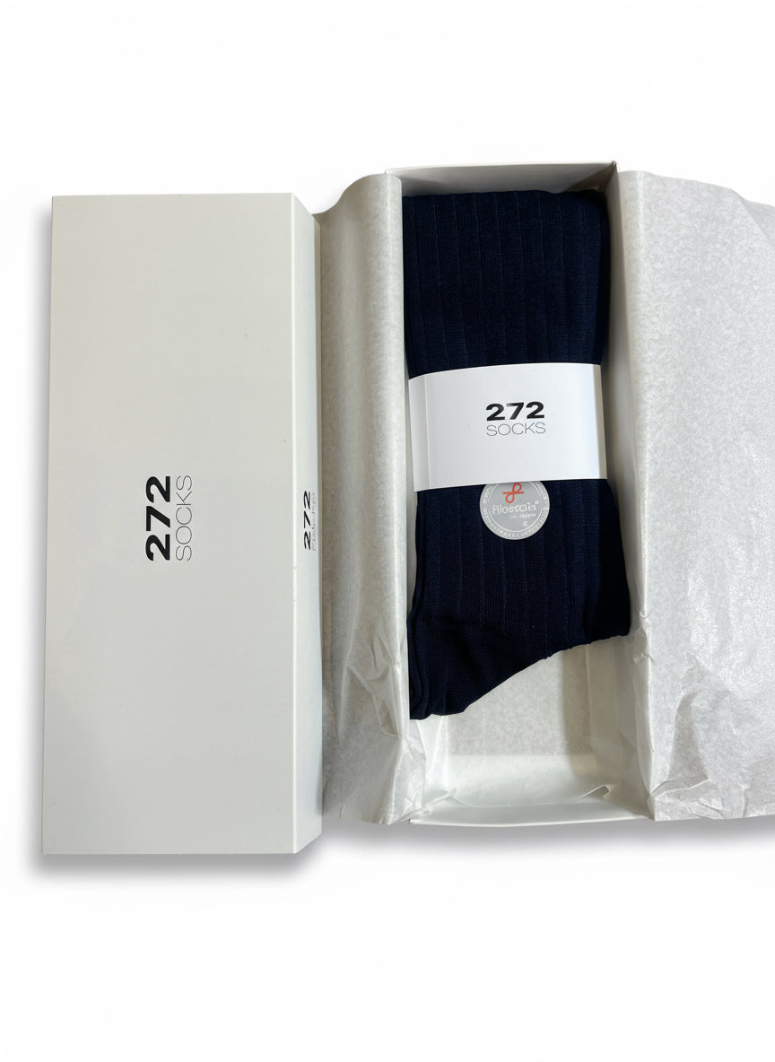 Calzini filo di Scozia blu navy