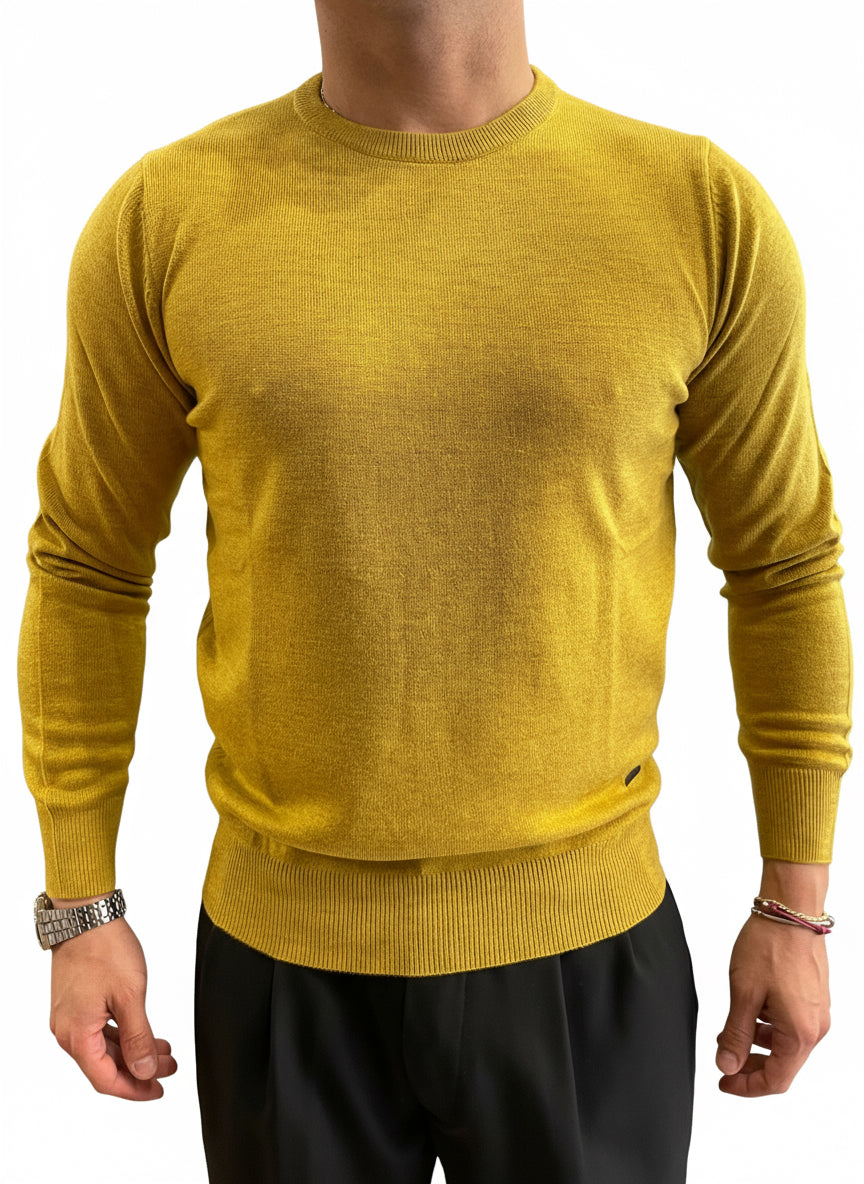 Maglia girocollo cashmere