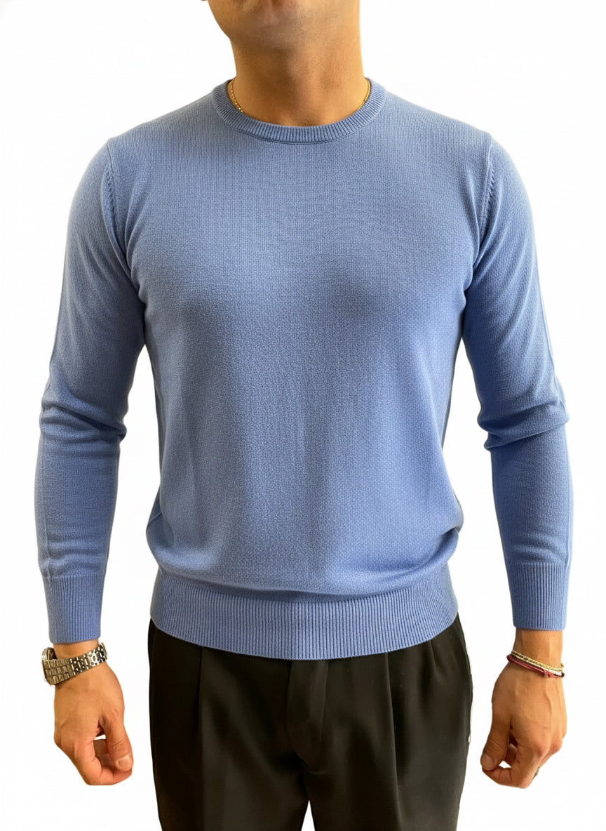 Maglia girocollo cashmere