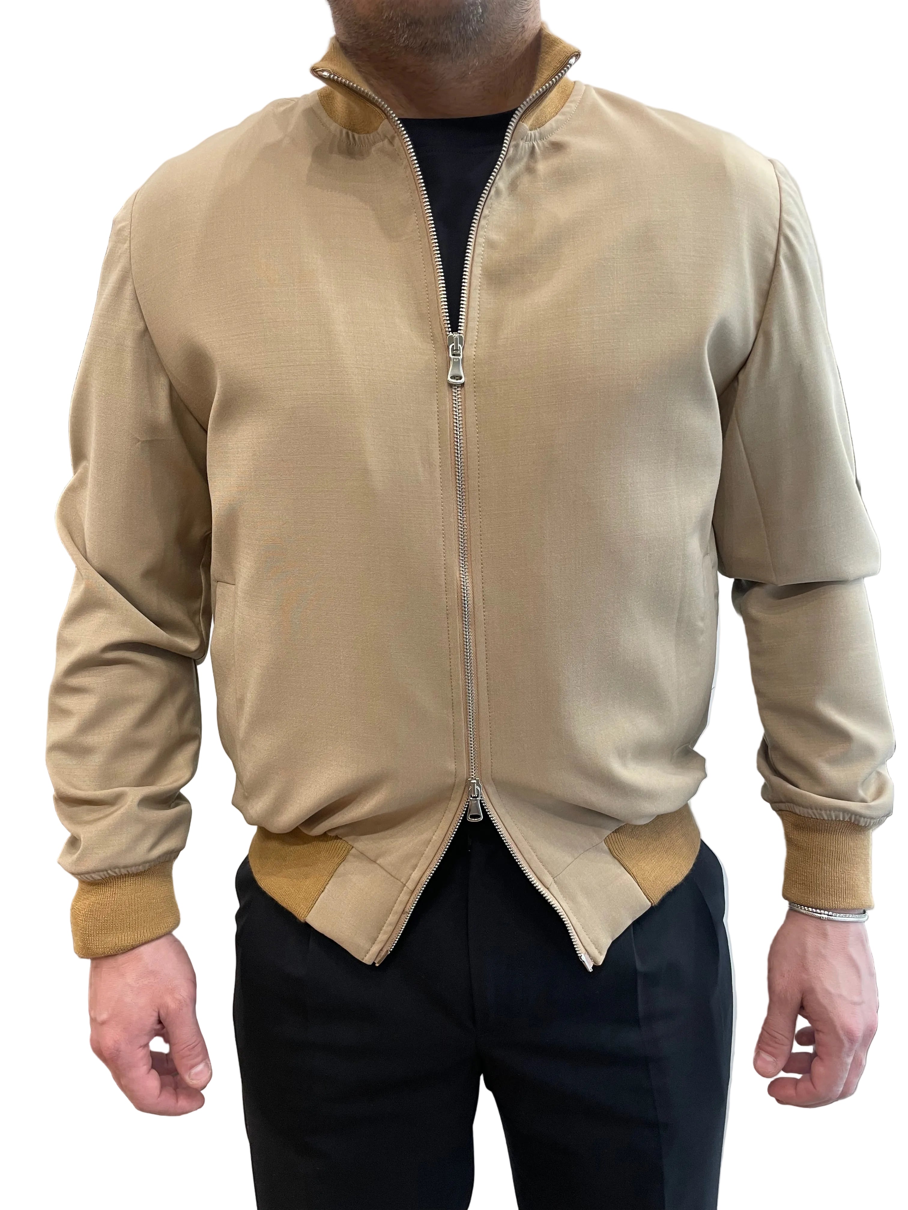 Bomber zip  lana