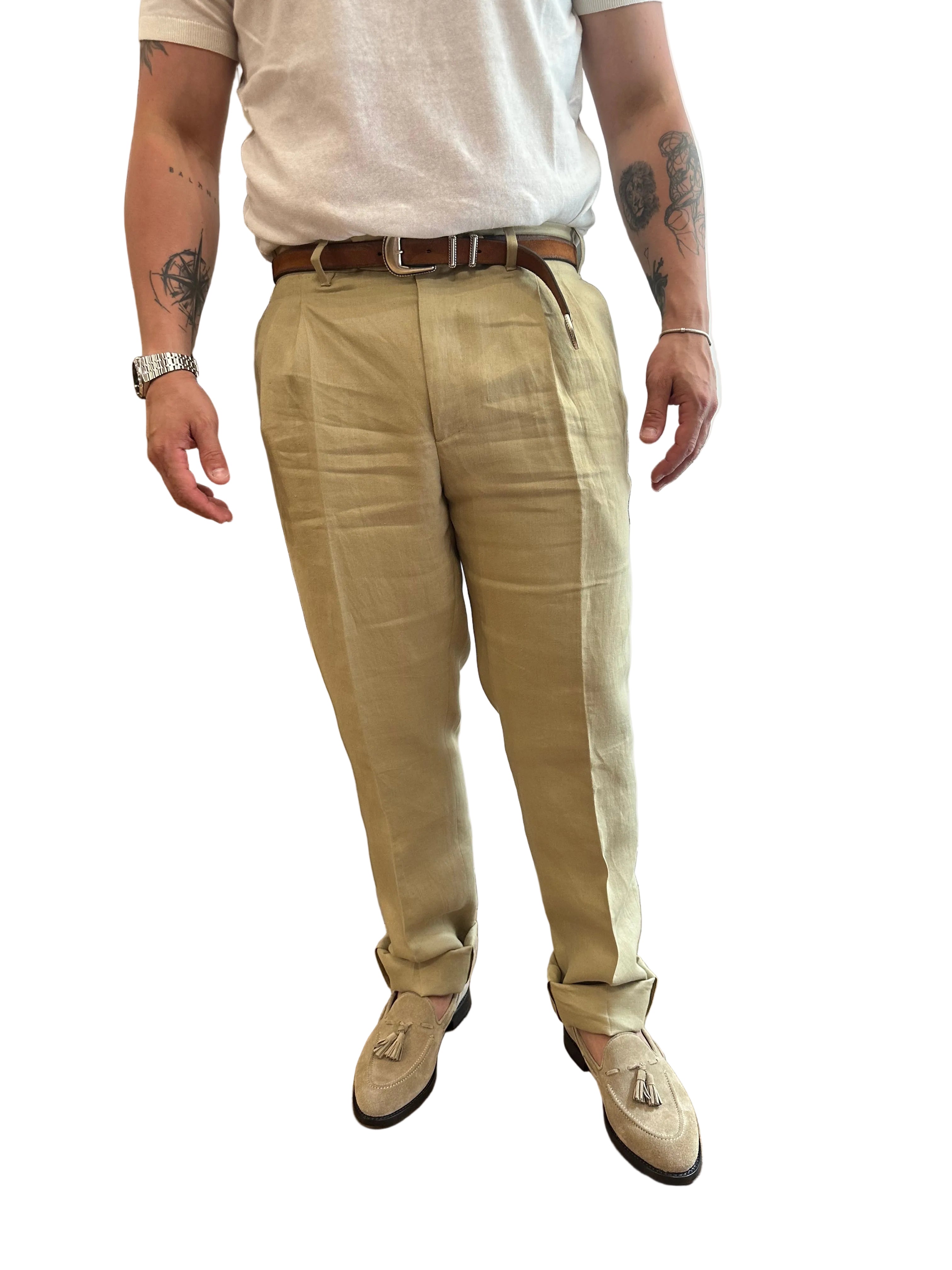 Pantalone in lino
