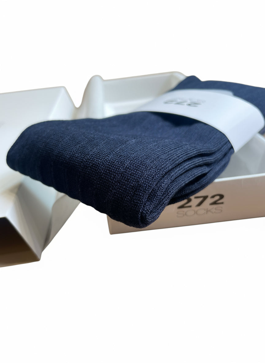 Calzini filo di Scozia blu navy