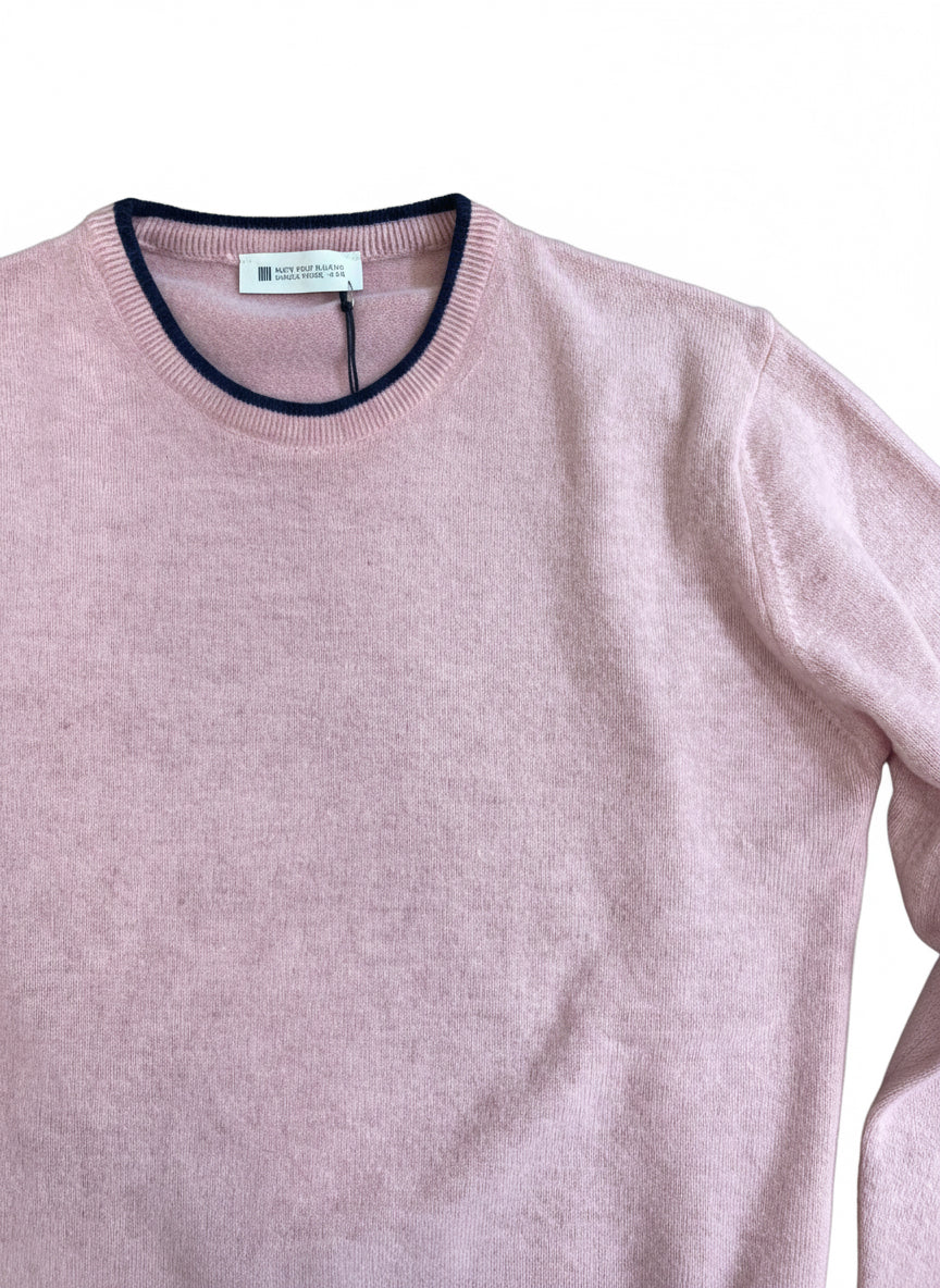 Maglione girocollo misto lana