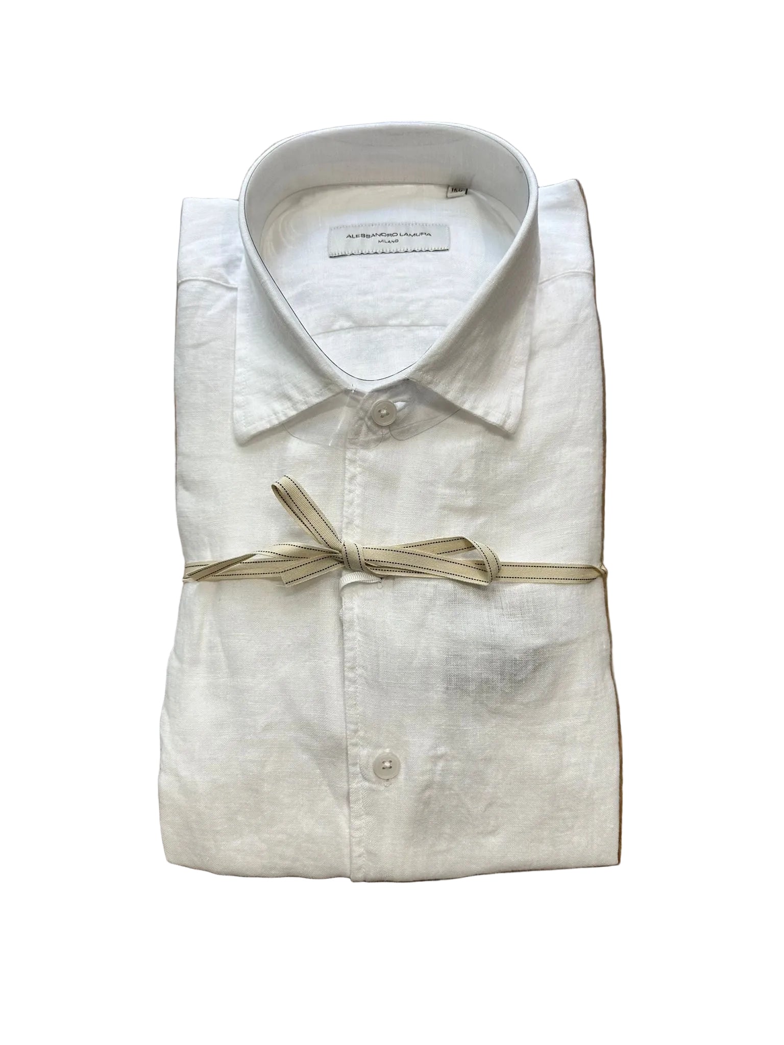 Camicia bianca in lino