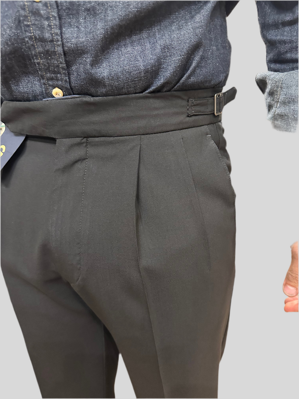 Pantalone TRENDY Germano nero lavato