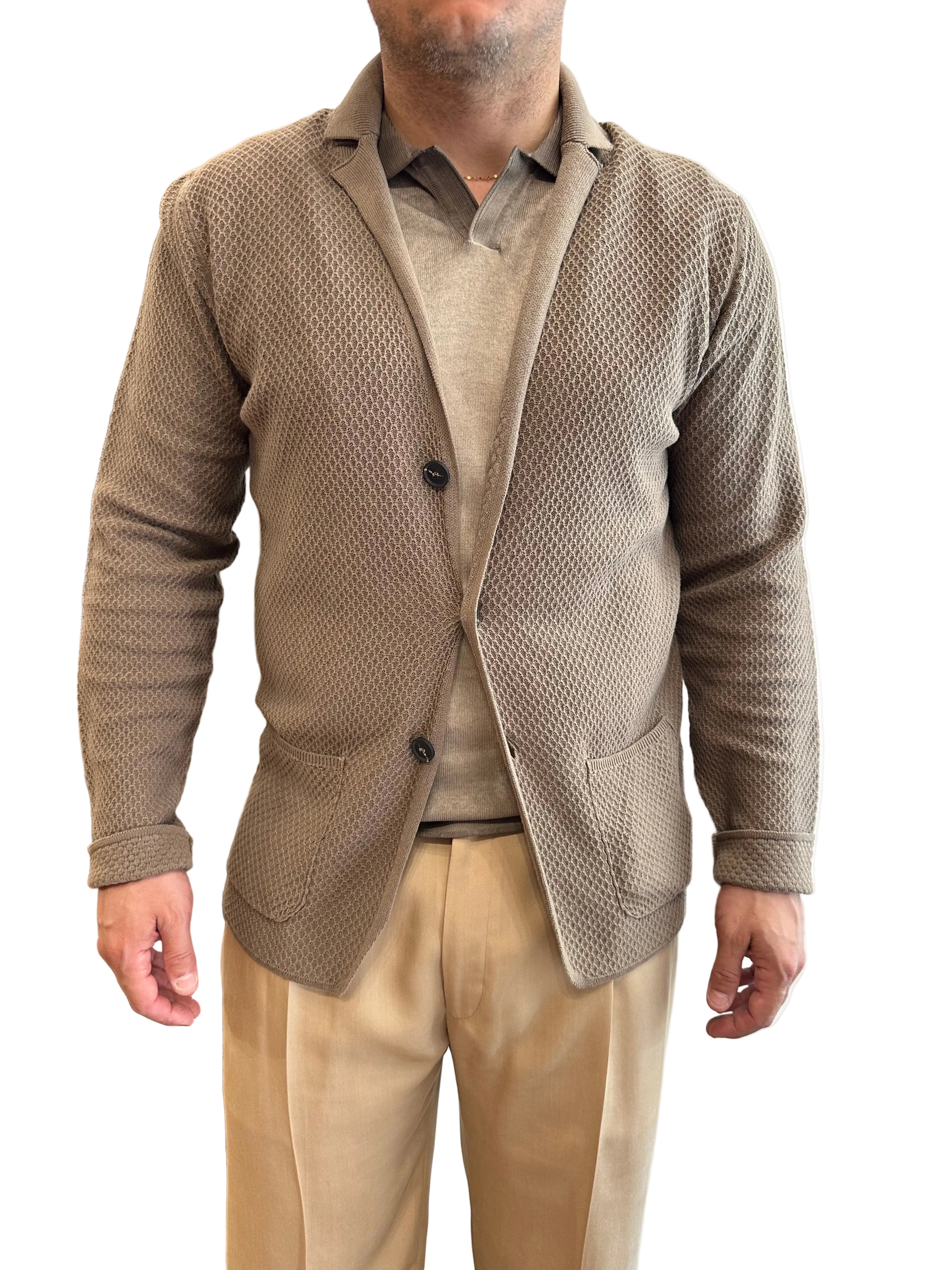 CARDIGAN CON MINI REVERS