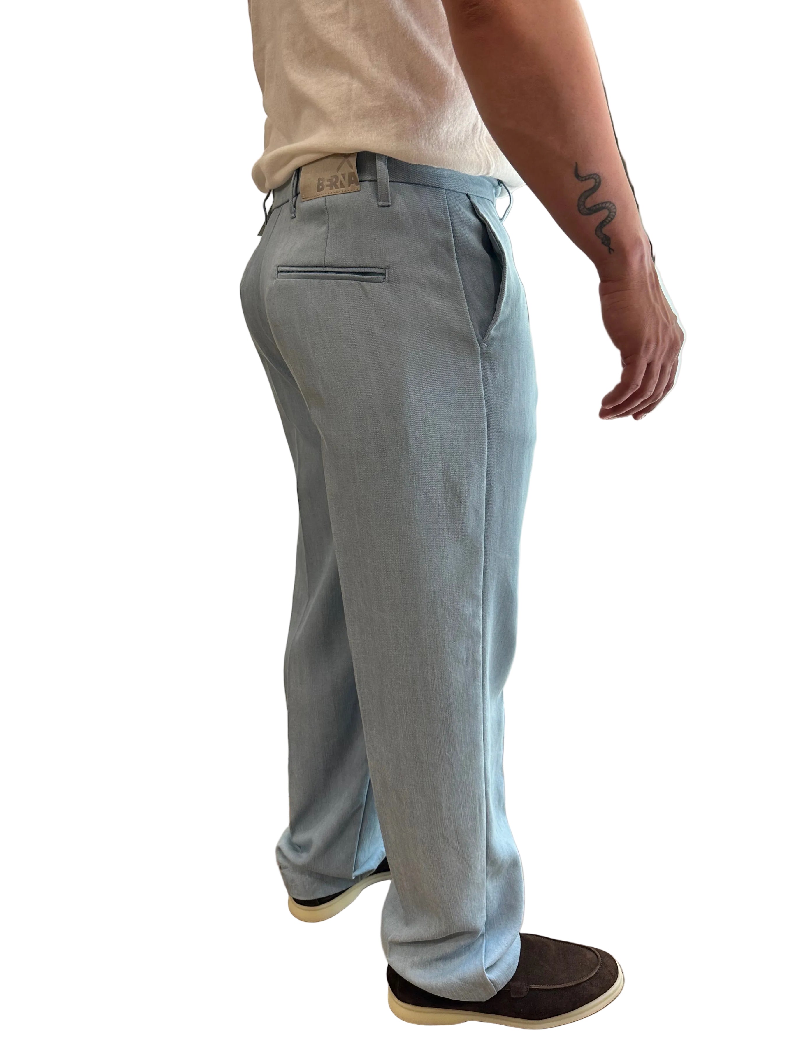 JEANS STRAIGHT LAVAGGIO CHIARO
