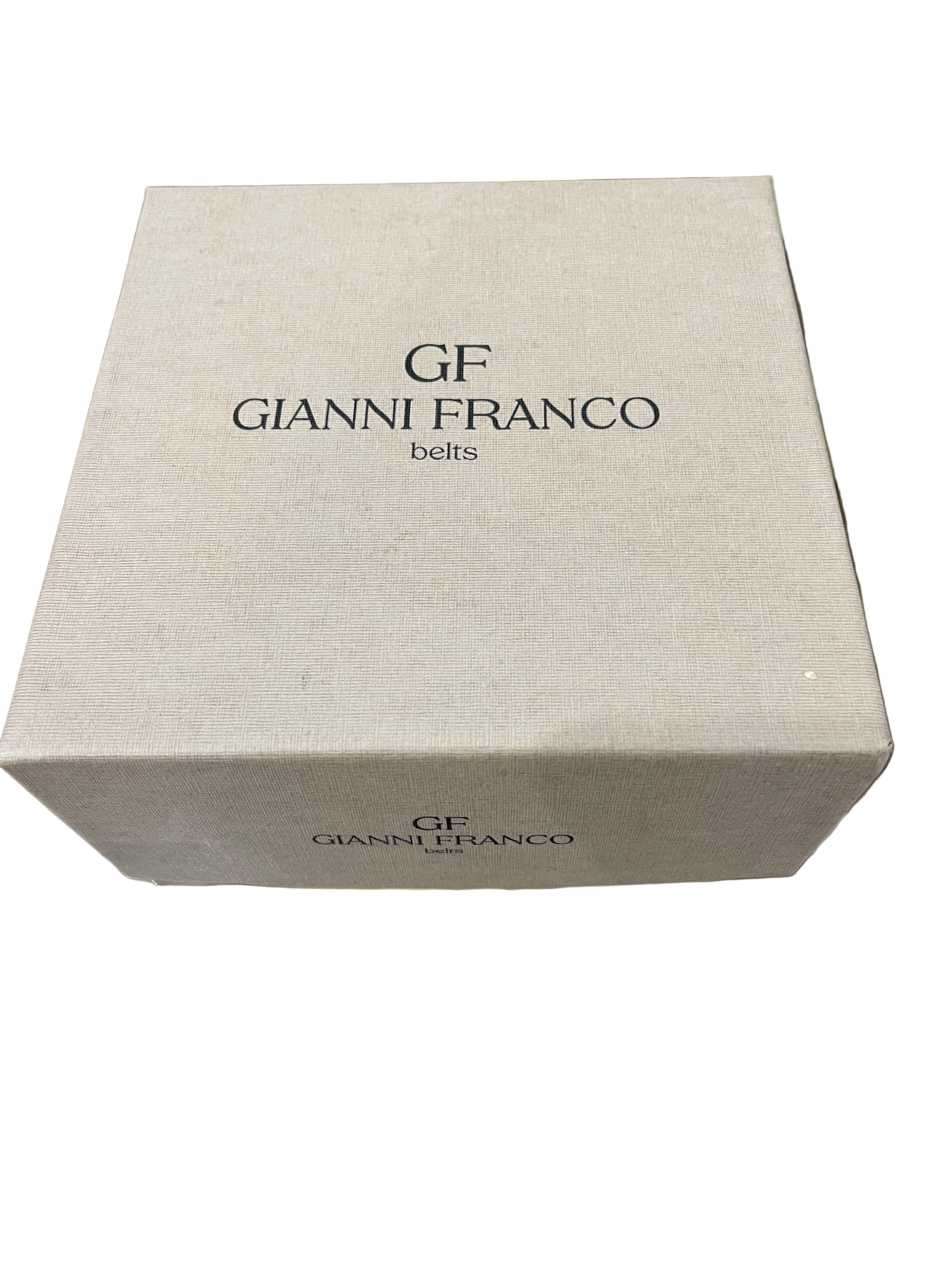 Cintura texana marrone dettaglio corallo