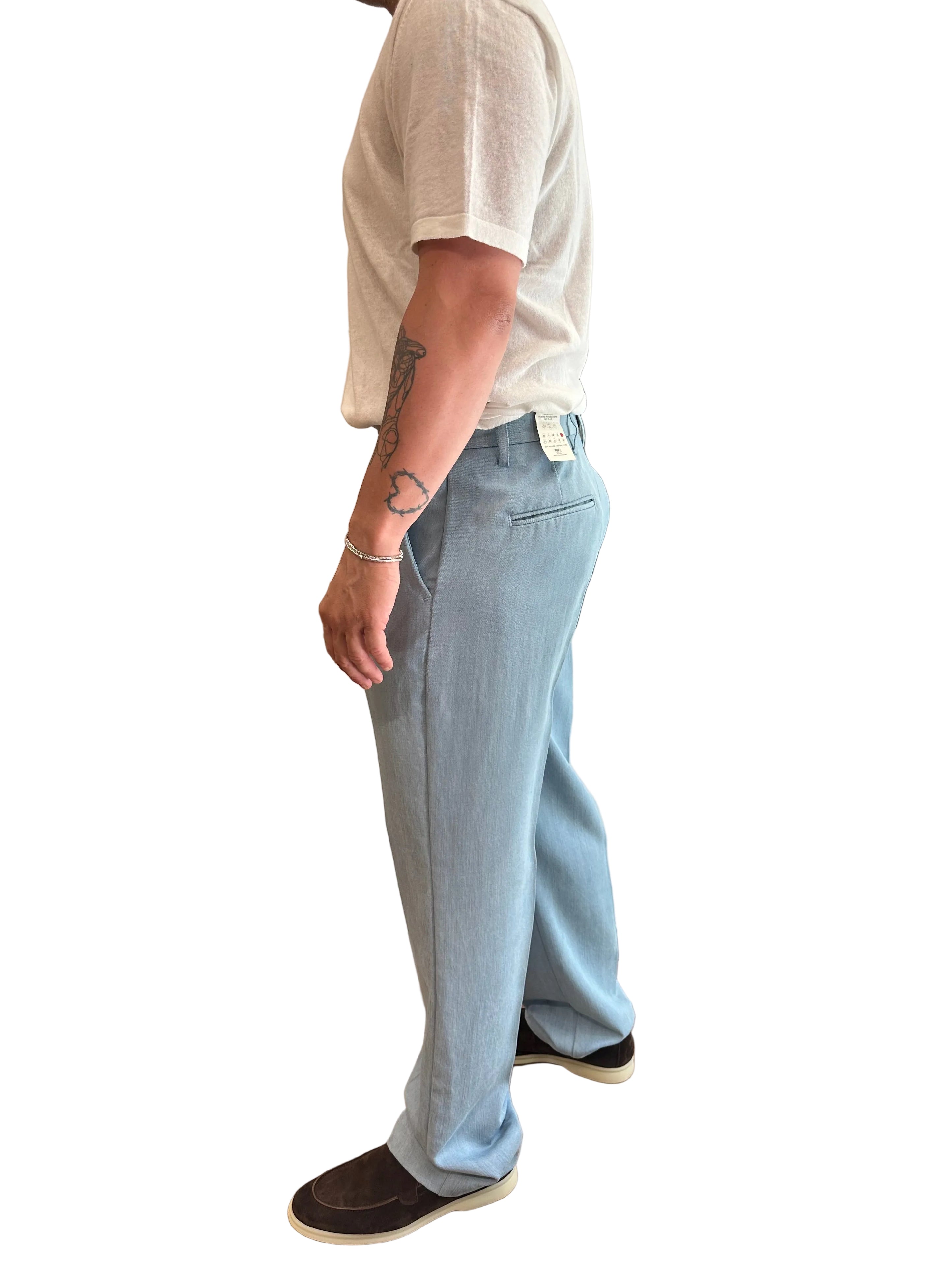 JEANS STRAIGHT LAVAGGIO CHIARO