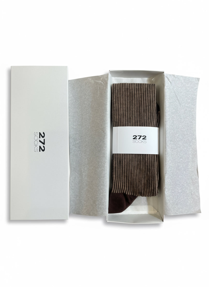 Calzini a righe cashmere