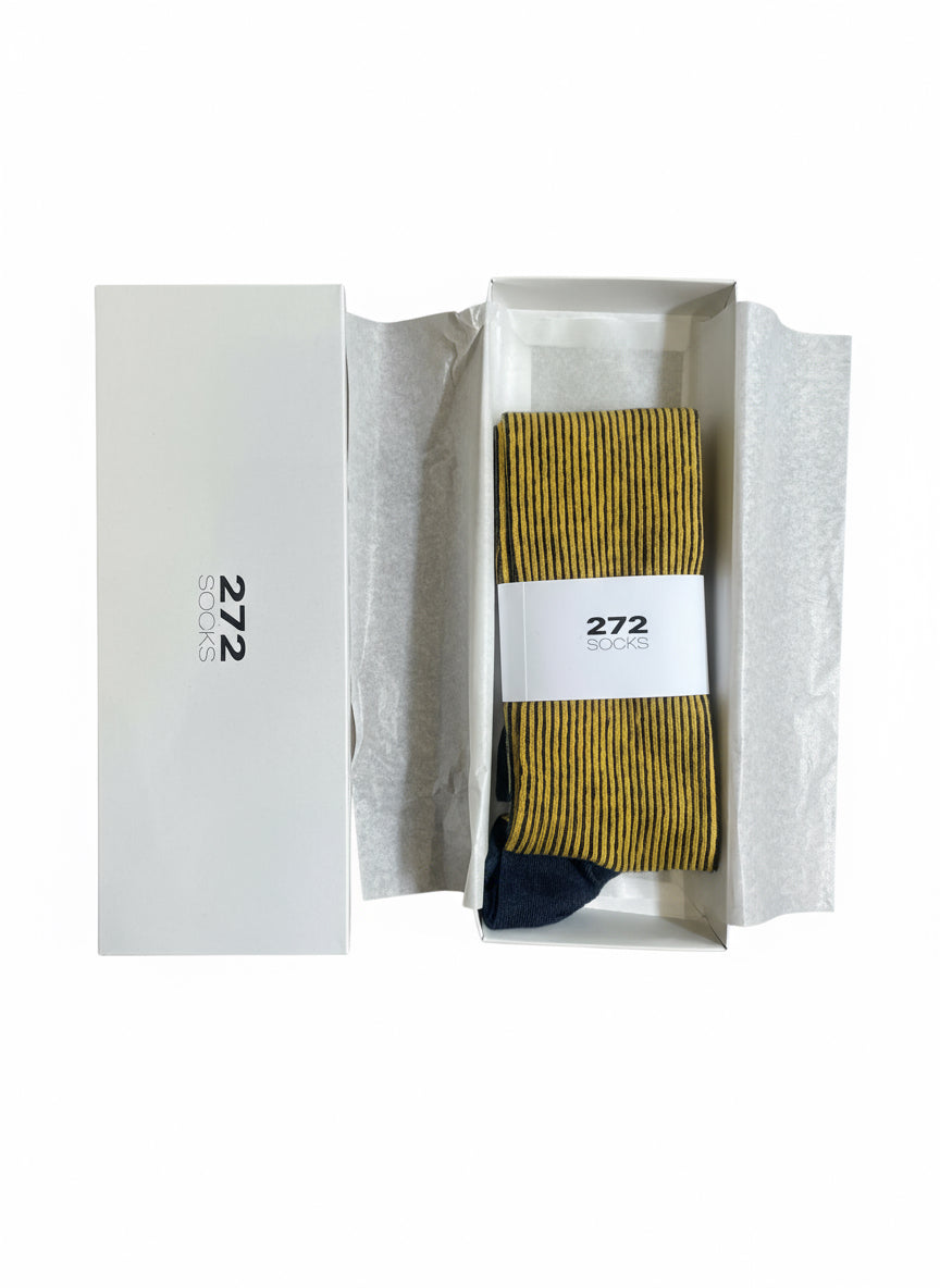 Calzini a righe cashmere