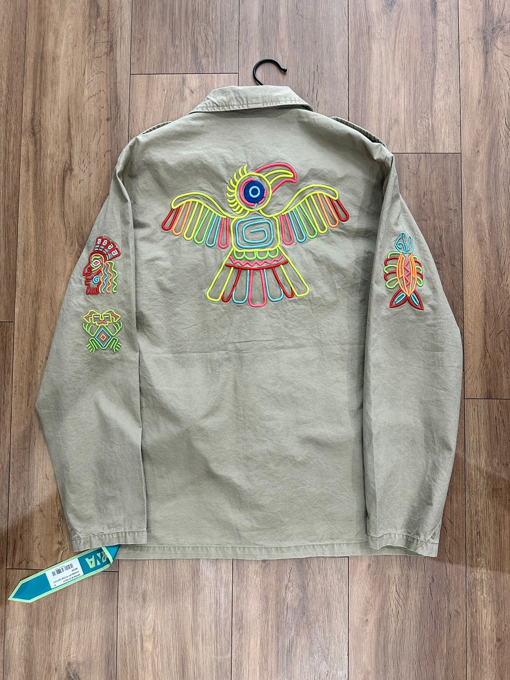 OVERSHIRT CON RICAMI AZTECH