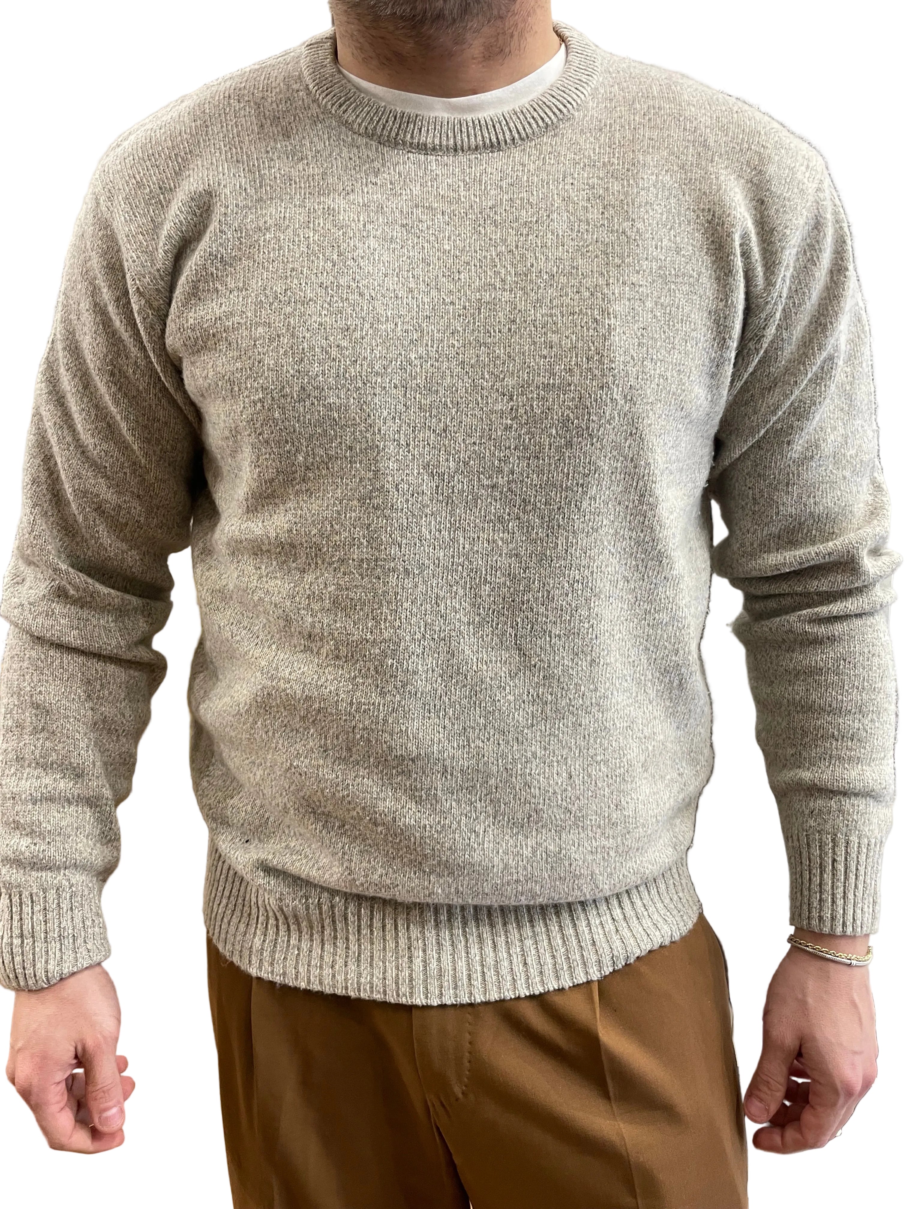 Maglione mélange in misto lana