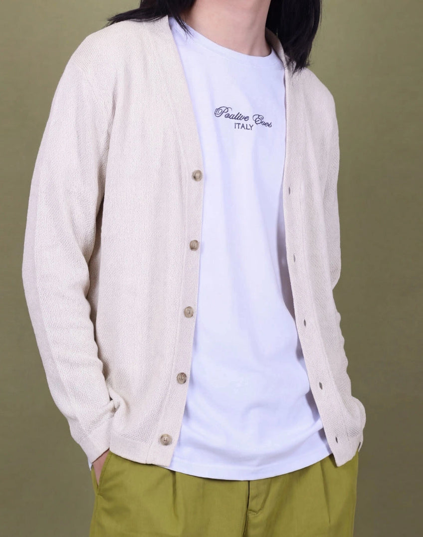 CARDIGAN PUNTO RISO