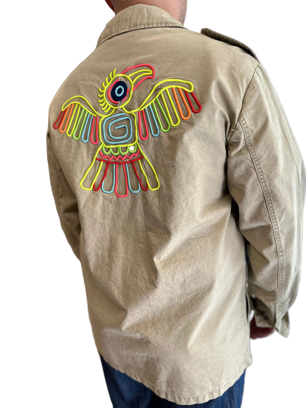 OVERSHIRT CON RICAMI AZTECH