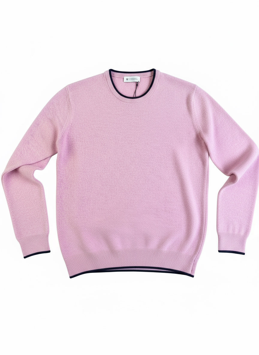 Maglione girocollo misto lana