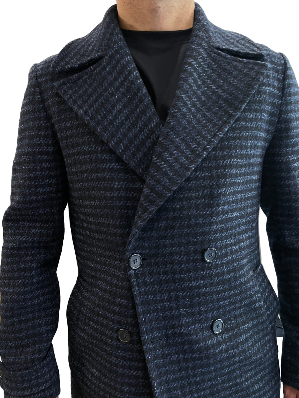 Cappotto doppiopetto lana