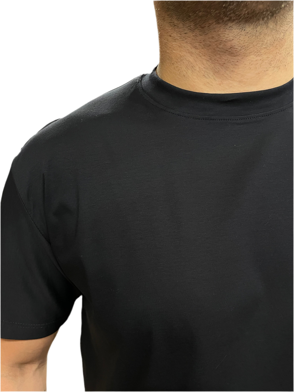 T-SHIRT GIROCOLLO NAVY