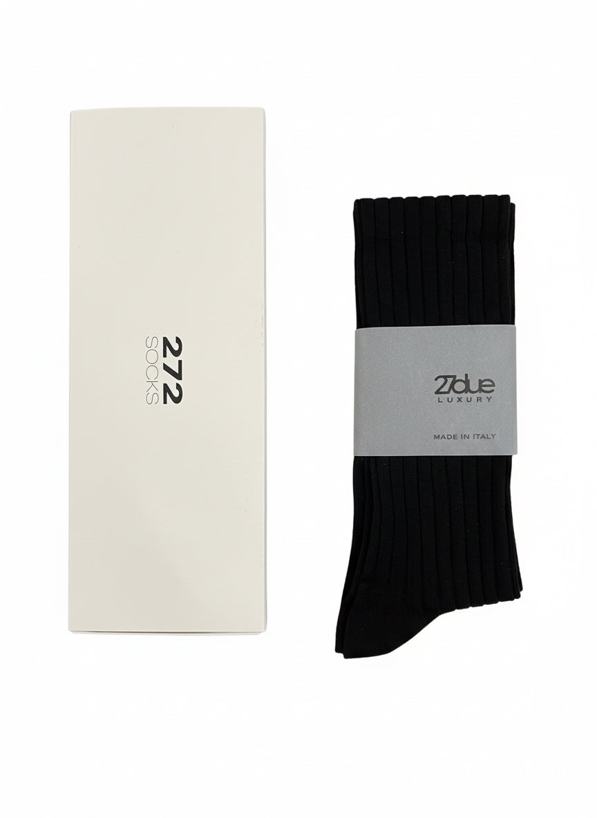 Calzini cotone caldo nero