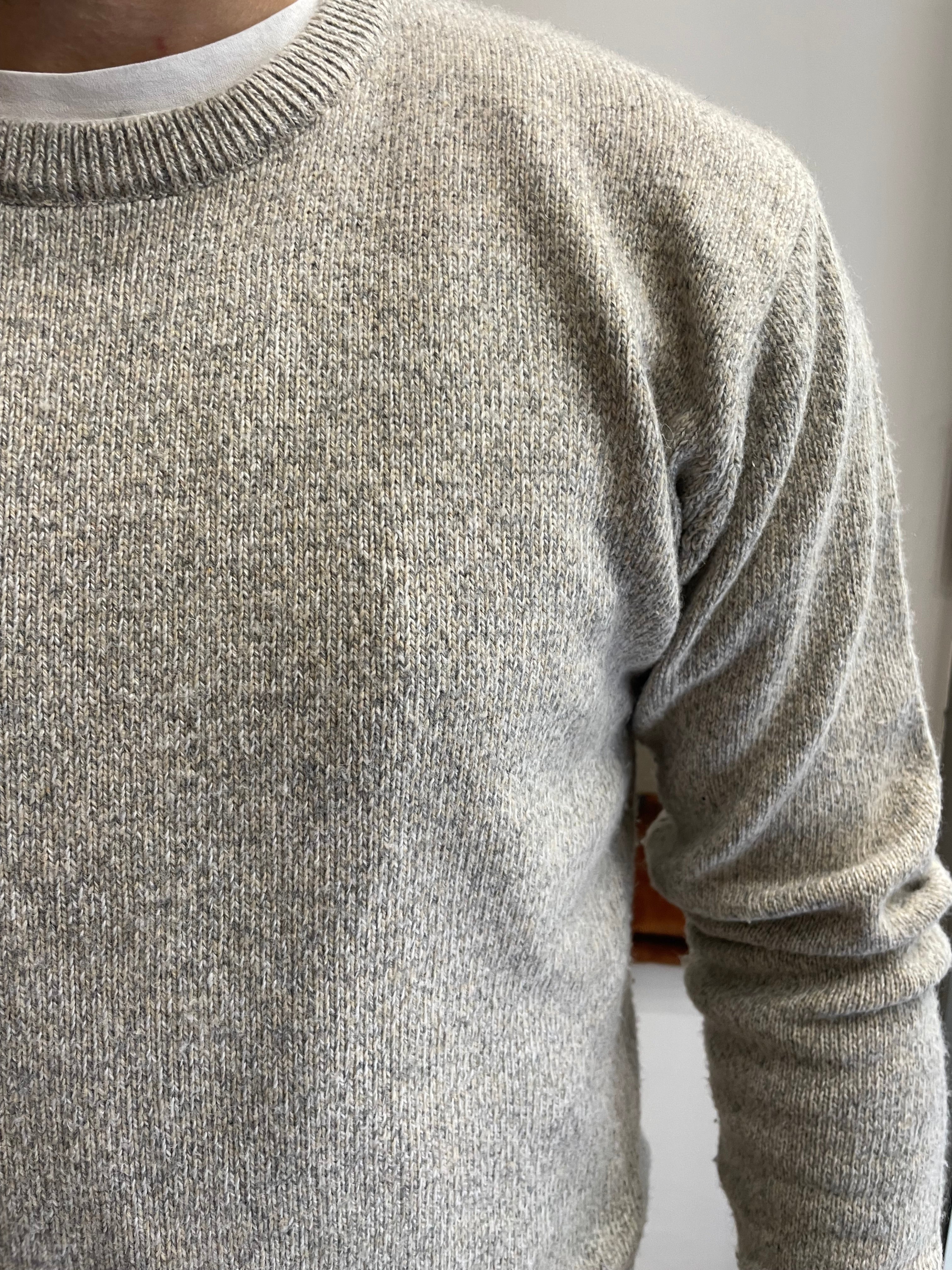 Maglione mélange in misto lana