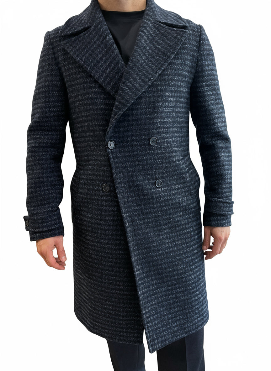 Cappotto doppiopetto lana